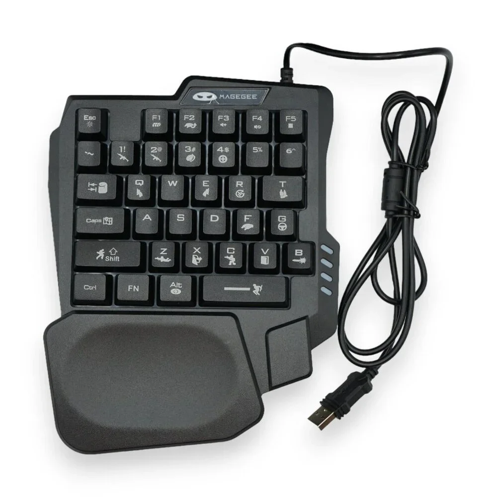 Magegee TS31 Gaming Keyboard USB‎ Wired 35 Keys RGB Led Backlit - New